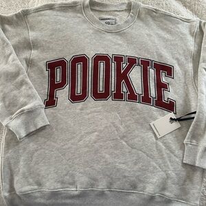 POOKIE QUINTESSENTIAL LOVE SWEATSHIRT-NWT